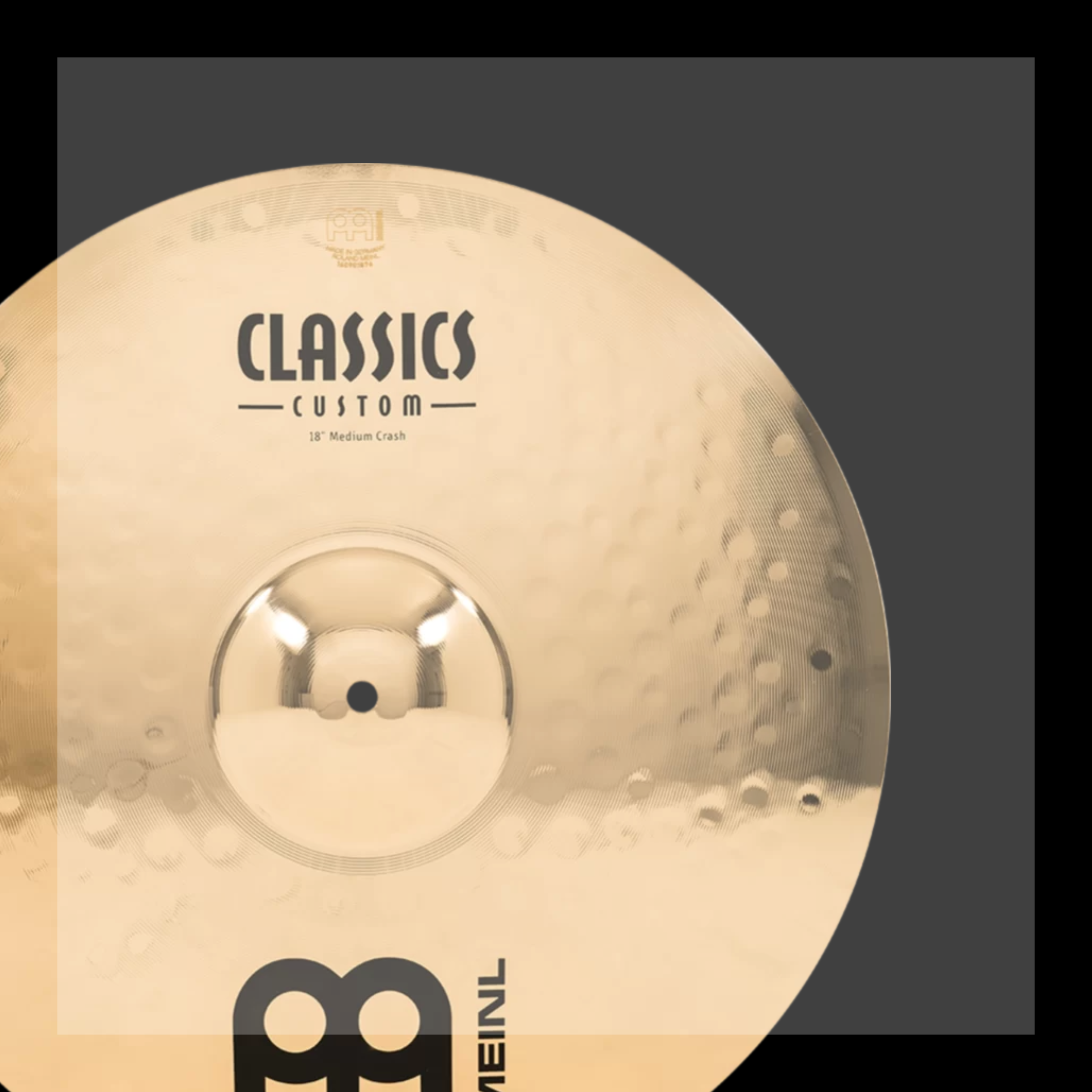 CC18MC-B Classics Custom / Medium Crash… Meinl Cymbals 18 inch Classics Custom Medium Crash Cymbal