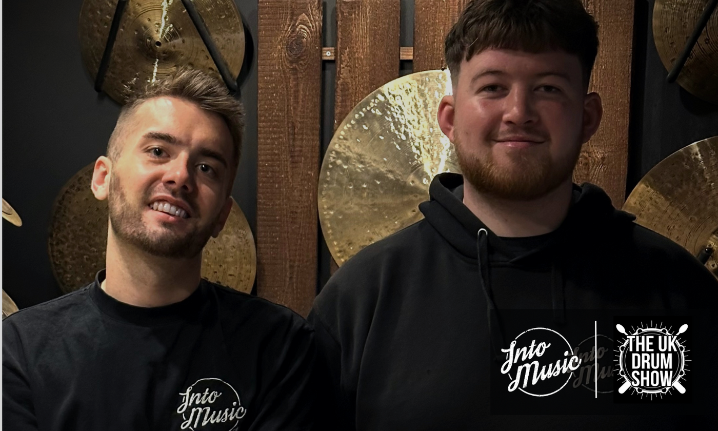 Into Music proudly sponsoring The Main Stage Mini at The UK Drum Show 2024