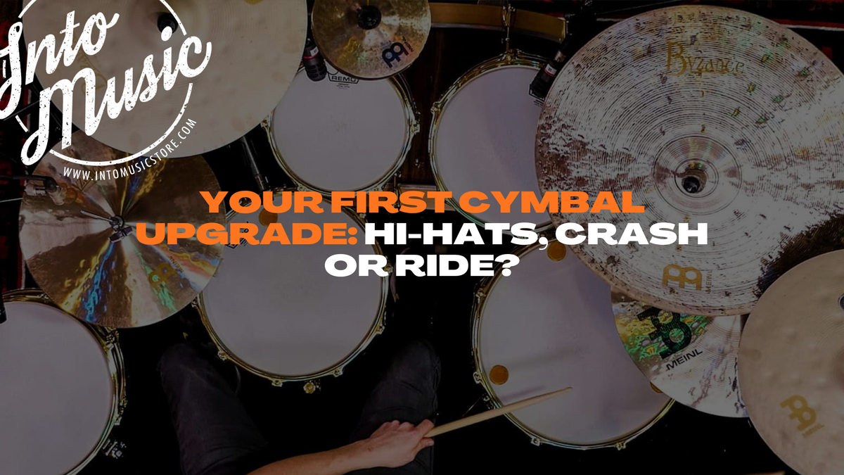 Your First Cymbal Upgrade: Hi-Hats, Crash or Ride?