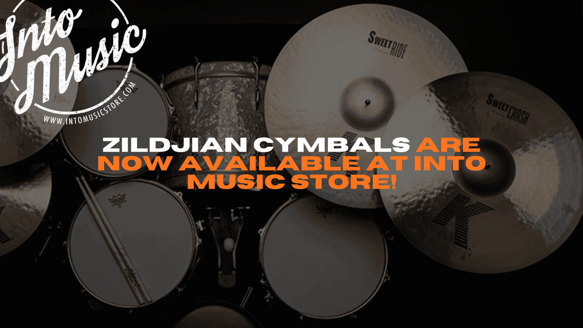 Zildjian Cymbals Are Now Available at Into Music Store!