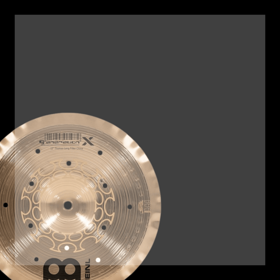 Meinl Generation X Cymbals