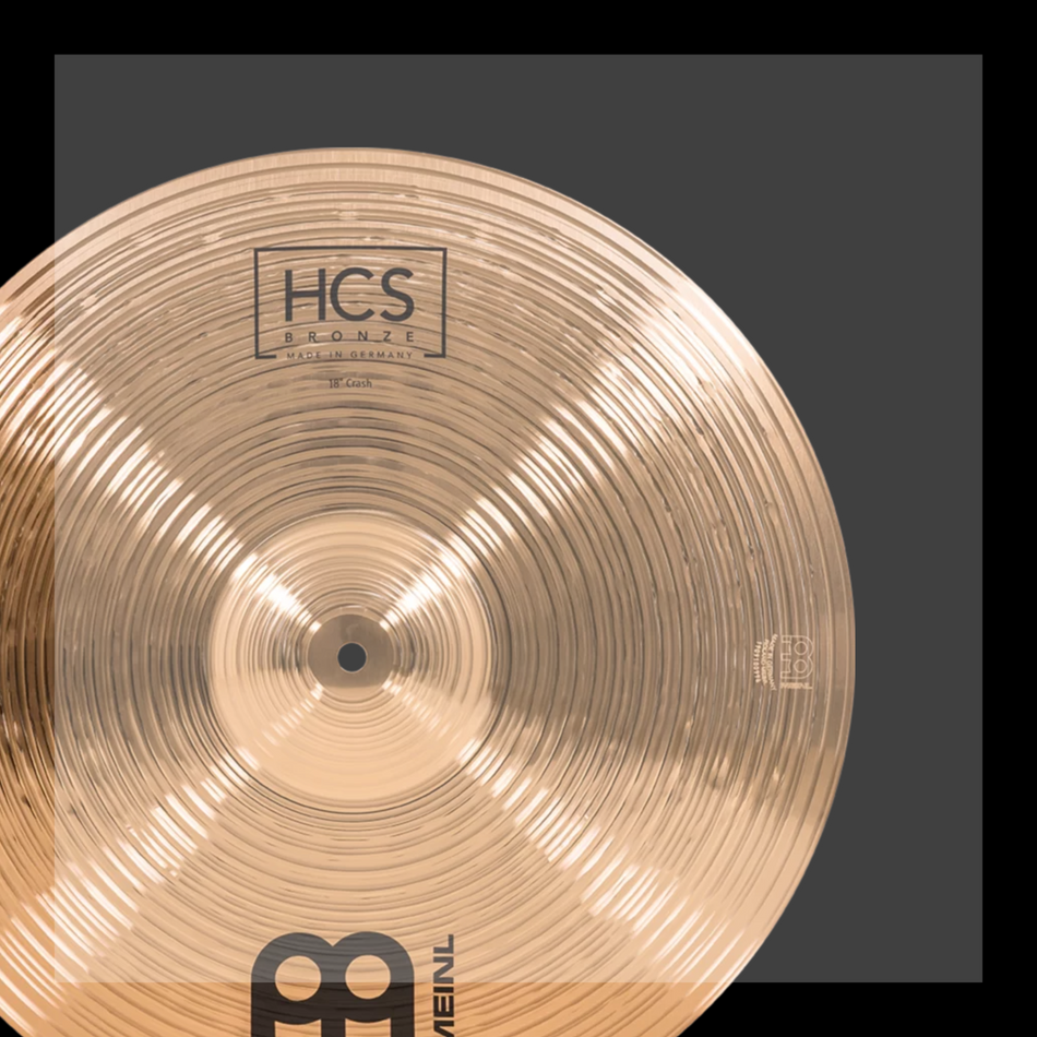 Meinl HCS Bronze Cymbals