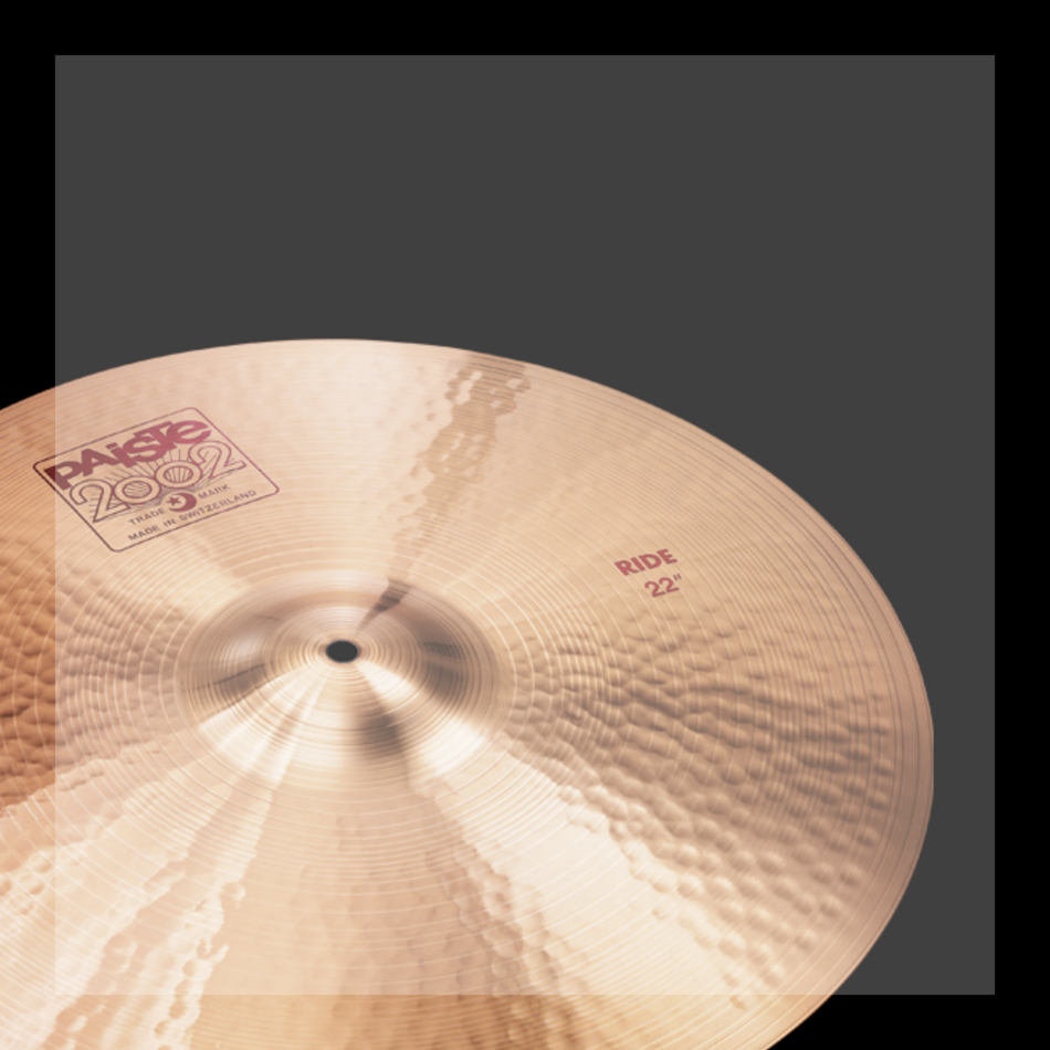 Paiste 2002 Series Cymbals
