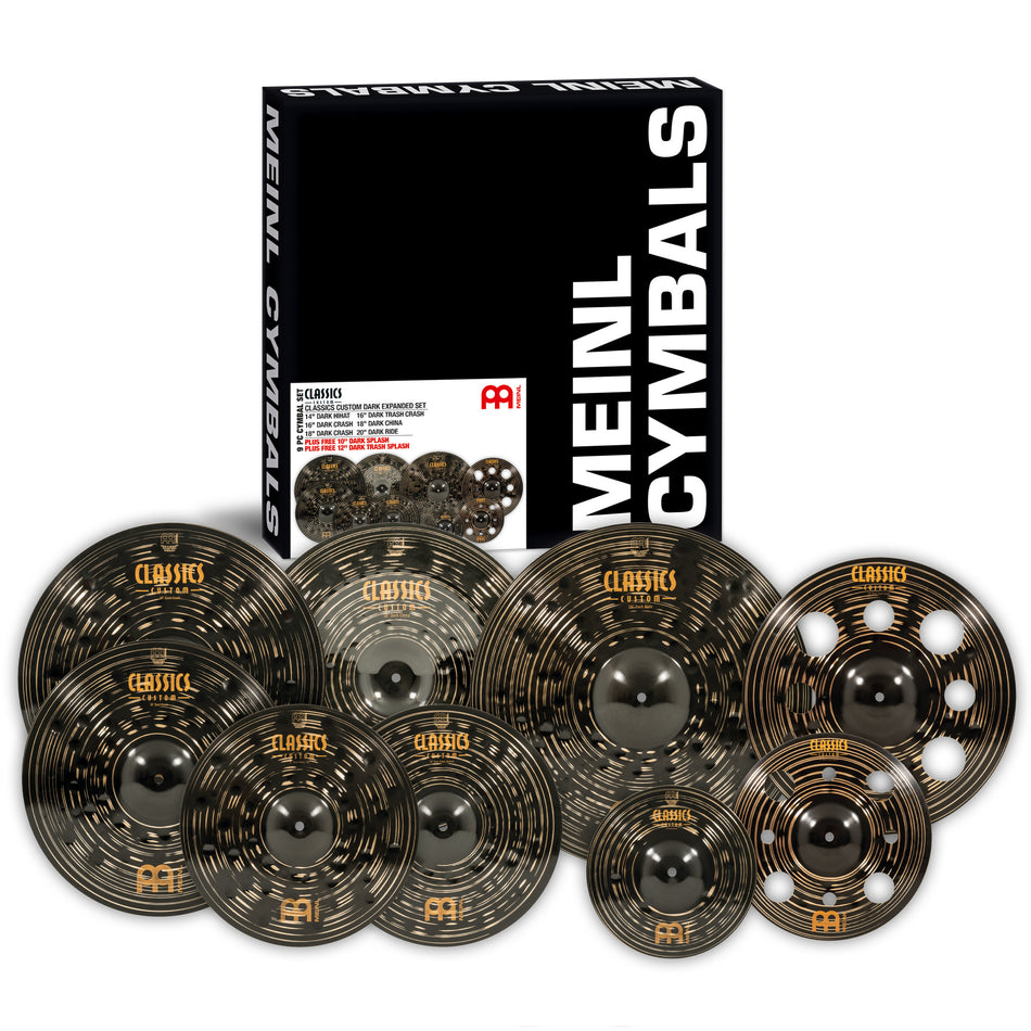 Meinl Classics Custom Dark Expanded Cymbal Box Set CCD-ES1