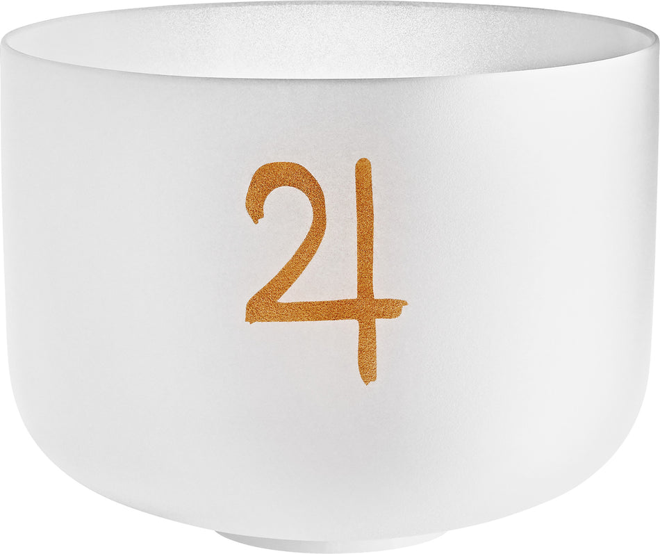 Meinl Sonic Energy Planetary Tuned Crystal Singing Bowl, 12" / 30 cm, Jupiter 183.58 Hz, Solarplexus Chakra