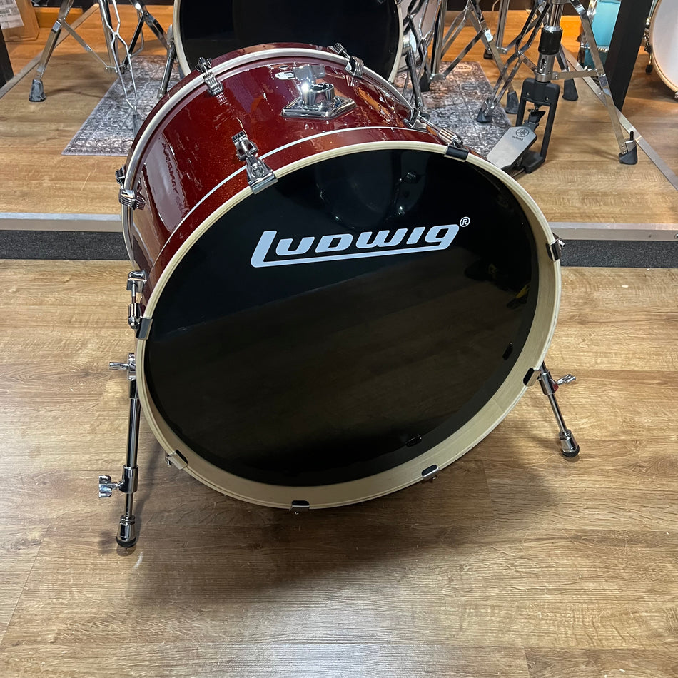 Ludwig Evolution 22” Bass Drum In Copper Sparkle #1371