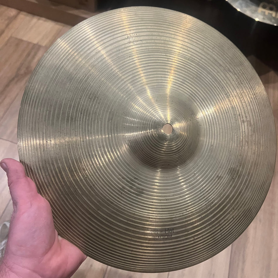 Ufip 14” Bottom Hi Hat Cymbal Vintage #1370