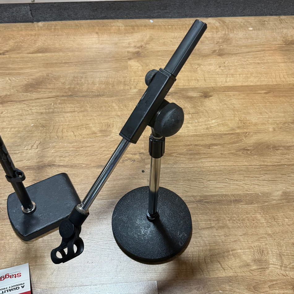 Bundle of Small Short Boom Microphone Stands #1377