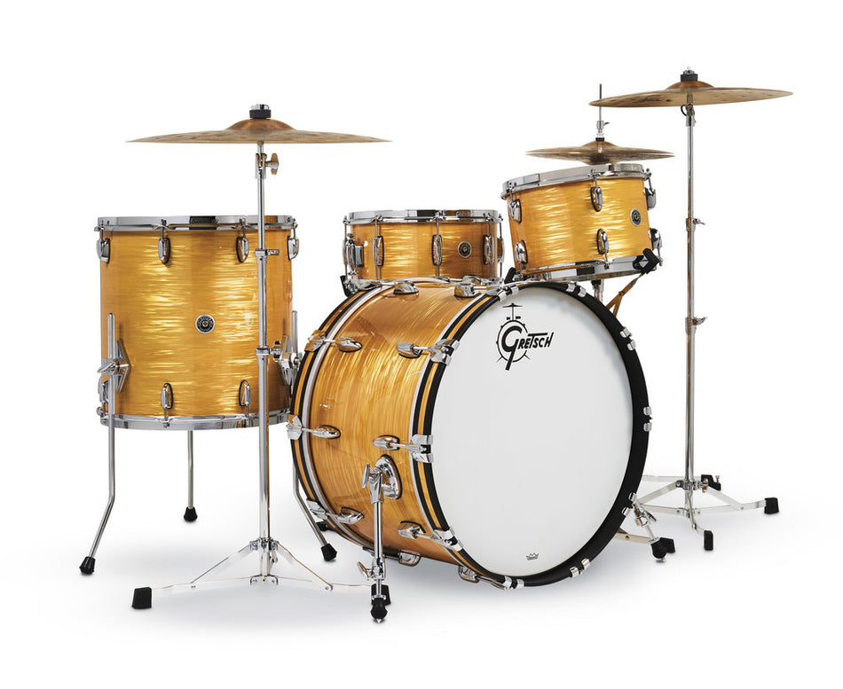 Gretsch USA Brooklyn 22" Drum kit - Antique Oyster
