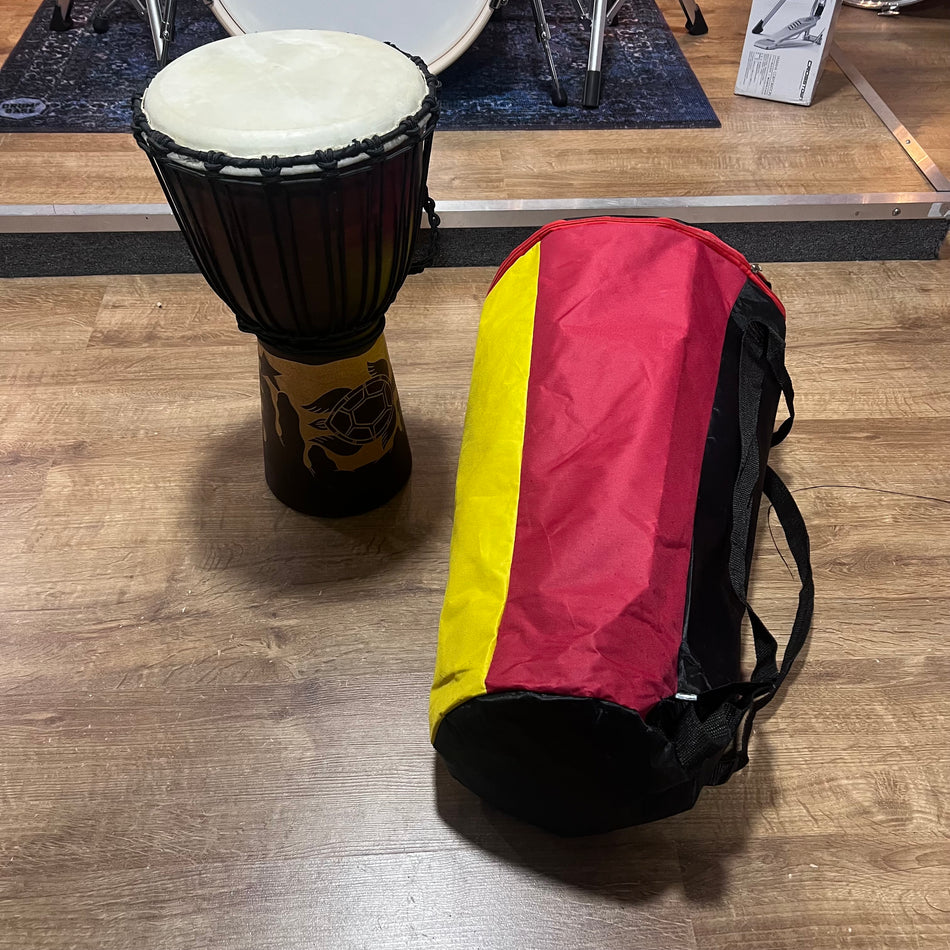 Djembe Drum With Carry Bag #1246