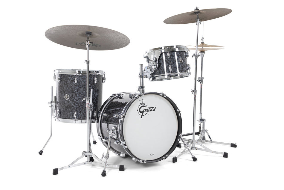 Gretsch USA Brooklyn 18" Jazz Bop Kit - Deep Marine Black Pearl