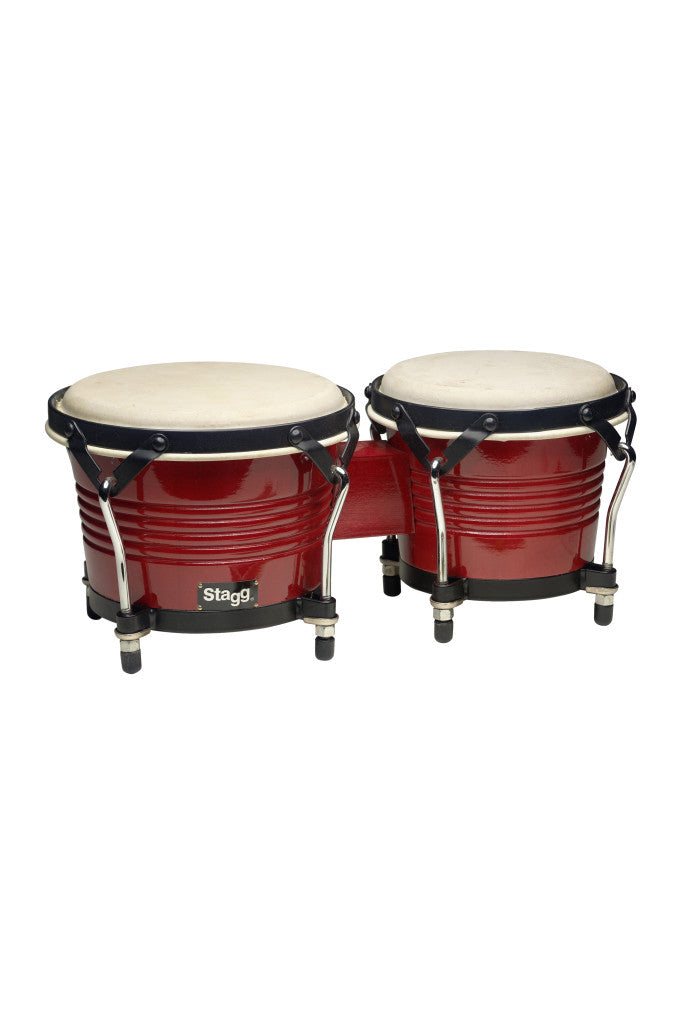 Stagg Cherry Wooden Bongos