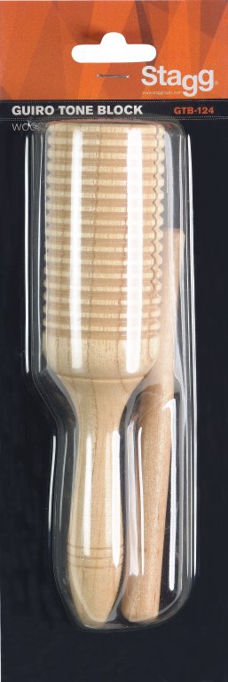 Stagg Guiro Tone Block With Beater
