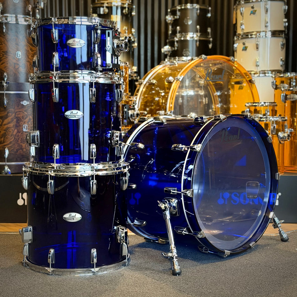 Pearl Crystal Beat Blue 22" Drum Kit #1346