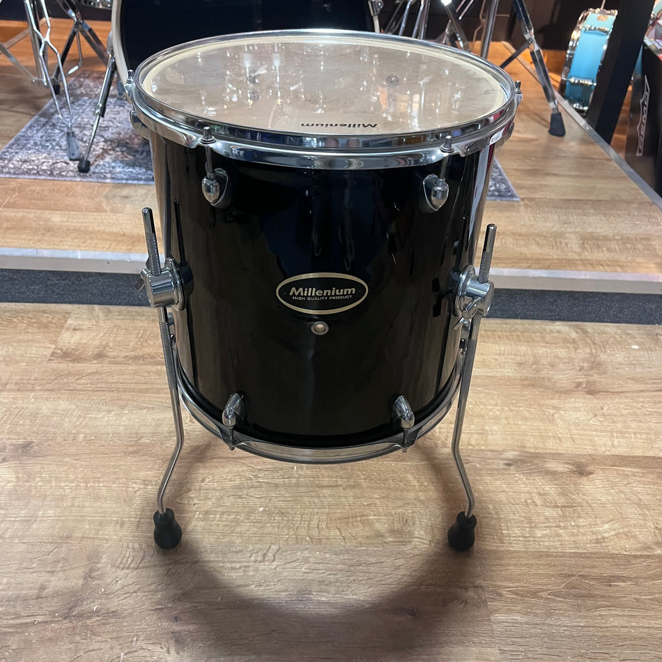 Millenium 14” Floor Tom Drum In Black #1350