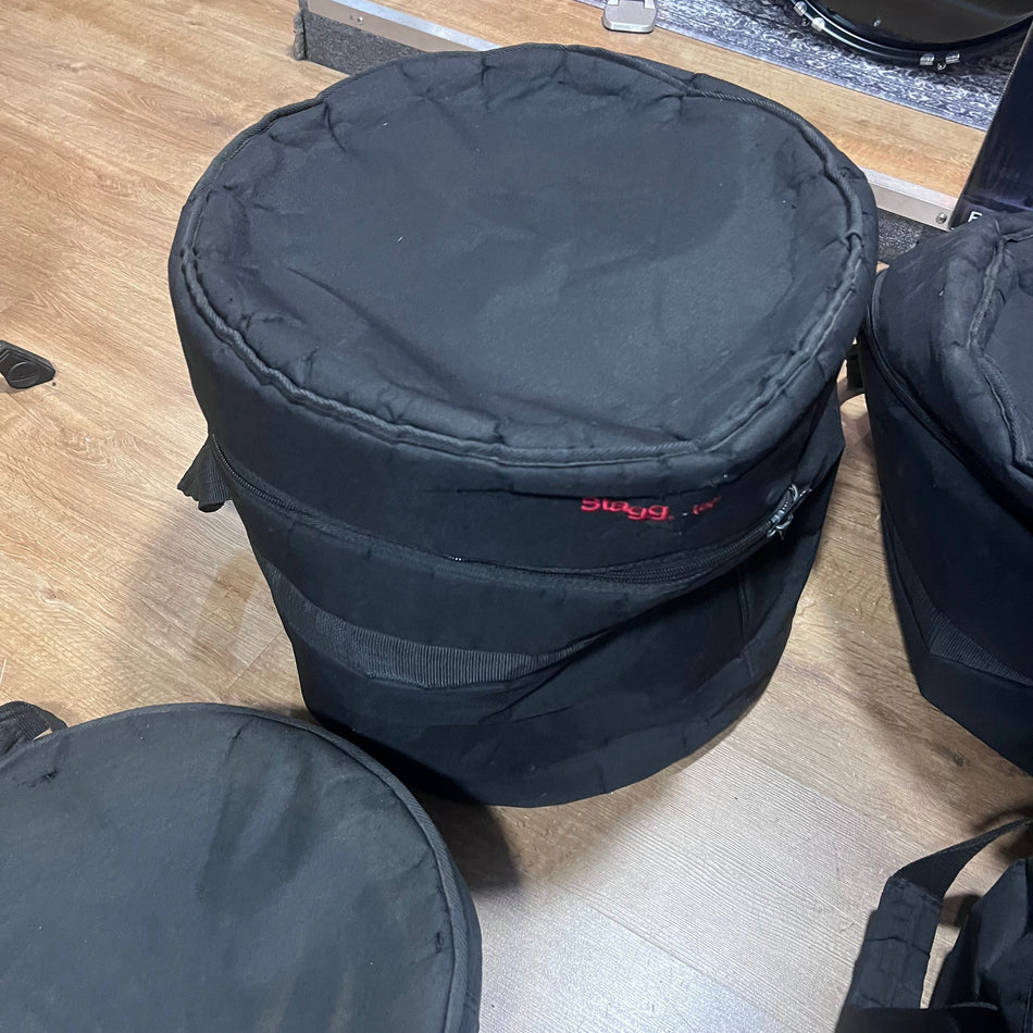 Stagg Drum Cases Bags Set 22”,16”,13”,12” And 14” Snare #1325