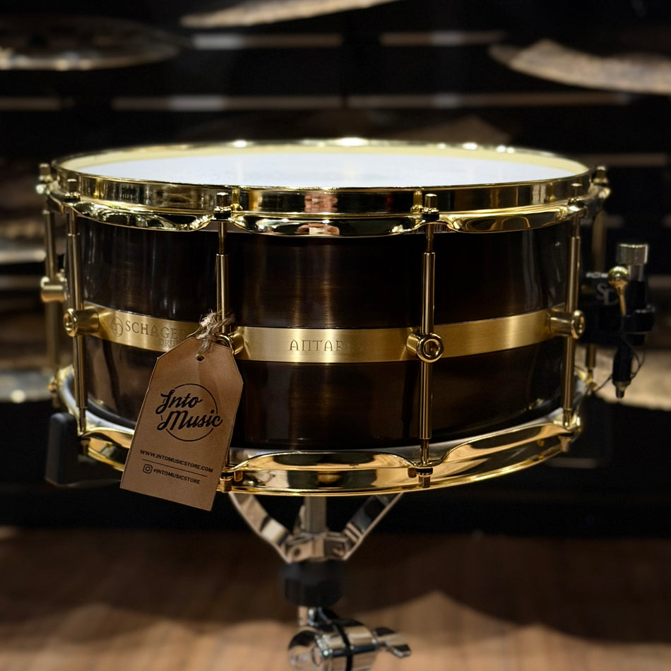 Schagerl 14x6.5" Antares Brass Snare Drum #1301