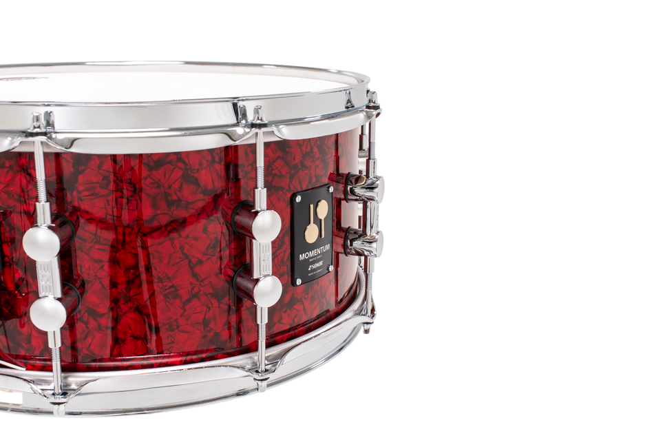Sonor Momentum Maple 14x6.5" Red Pearl Snare Drum