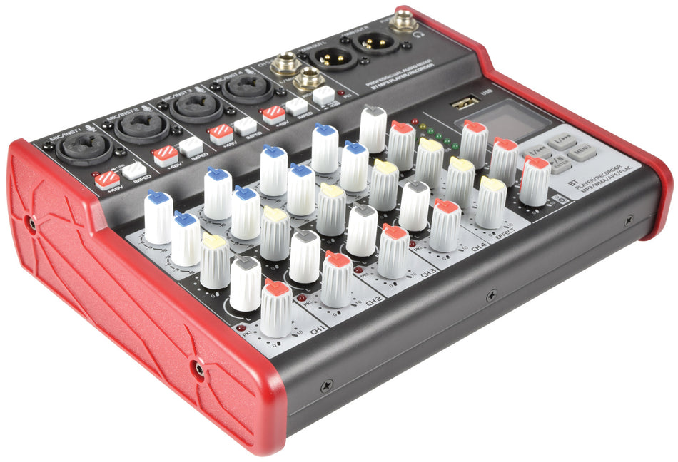 Citronic CSM-6 Compact Mixer With Bluetooth