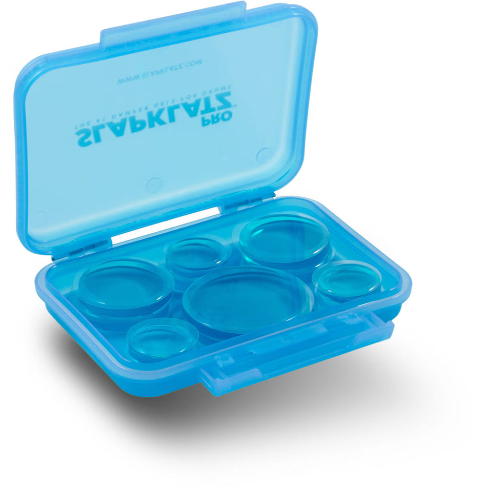 SlapKlatz Pro 12 Piece Drum Dampeners, Blue Ice