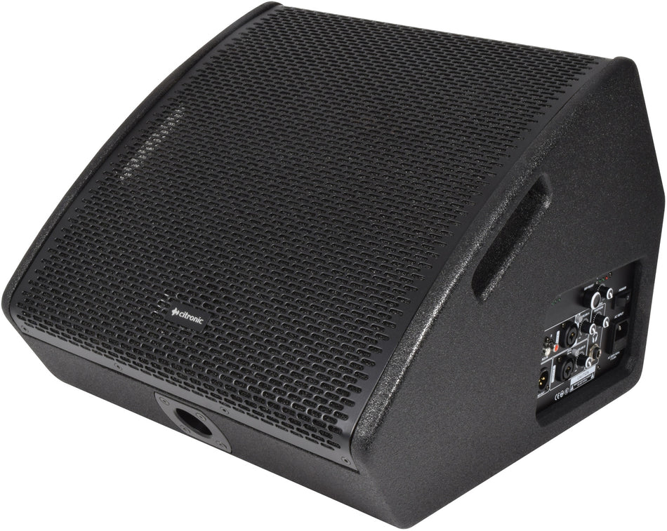 Citronic CM-Series Active Wedge Stage Monitor Bluetooth 12" 300w
