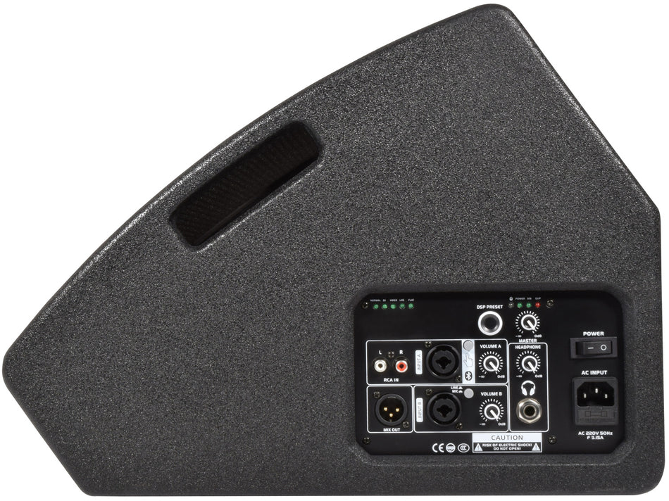 Citronic CM-Series Active Wedge Stage Monitor Bluetooth 12" 300w