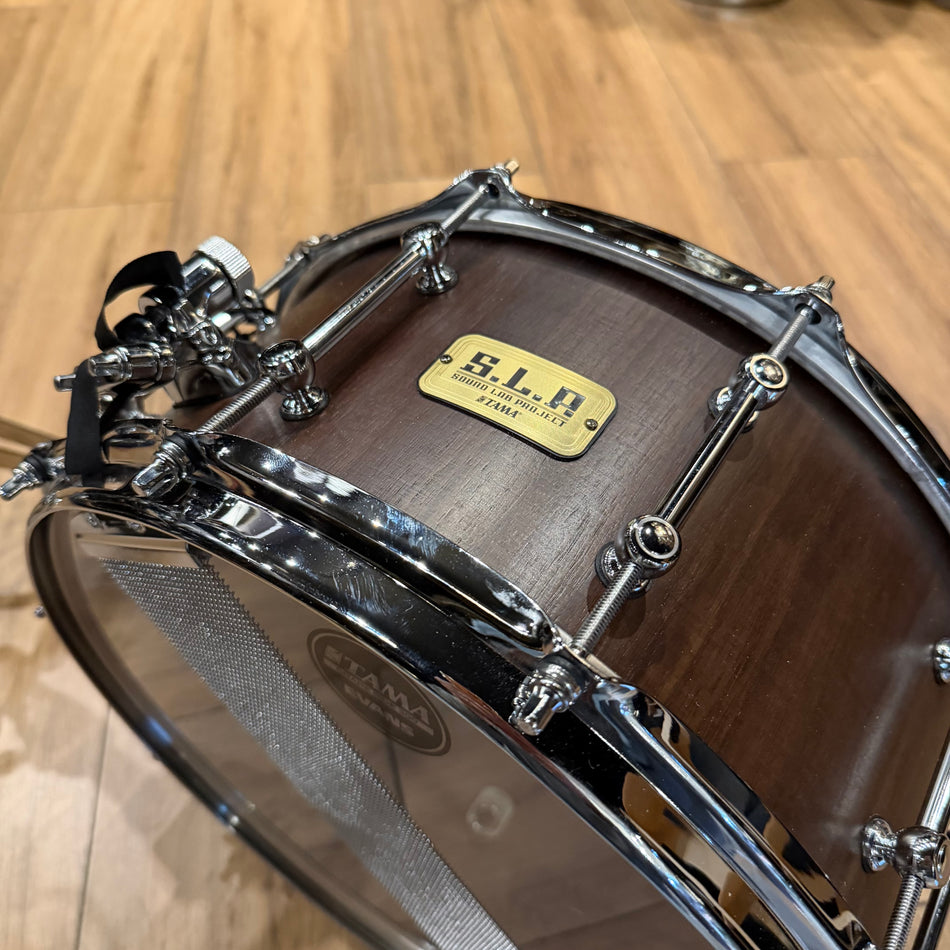 Tama SLP G-Walnut 14x6.5" Snare Drum #1297