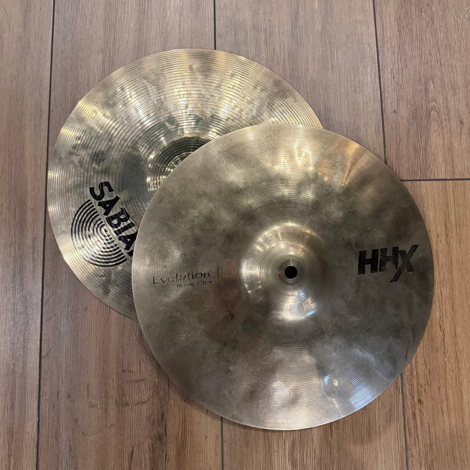 Sabian HHX Evolution 13" Hi Hat Cymbals #1355