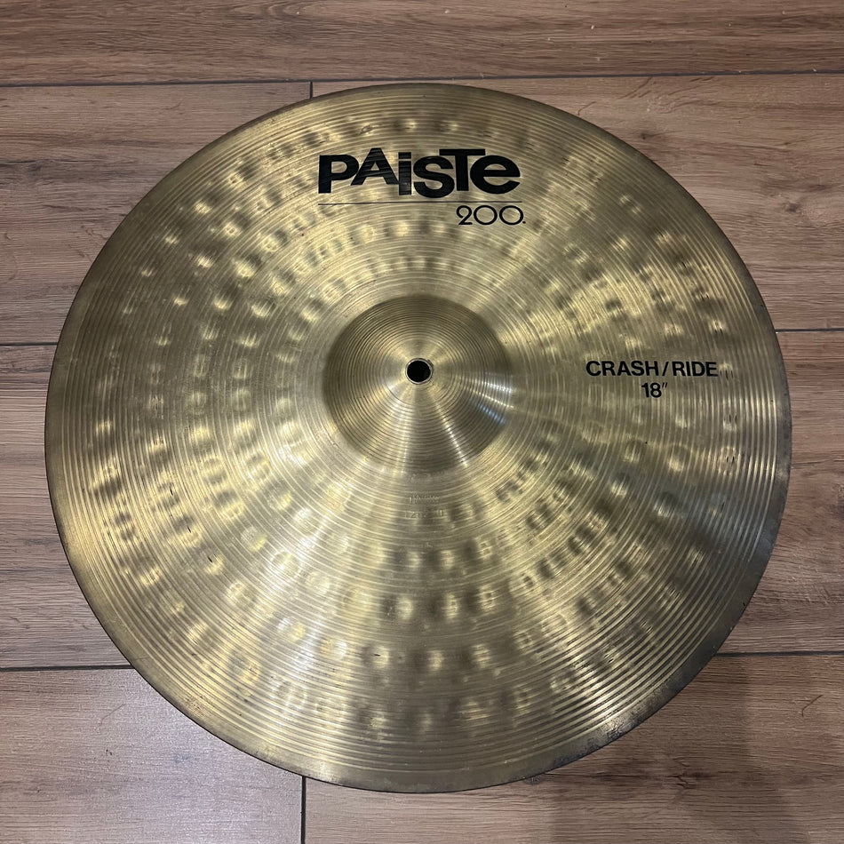 Paiste 200 18” Crash/Ride Cymbal #1365