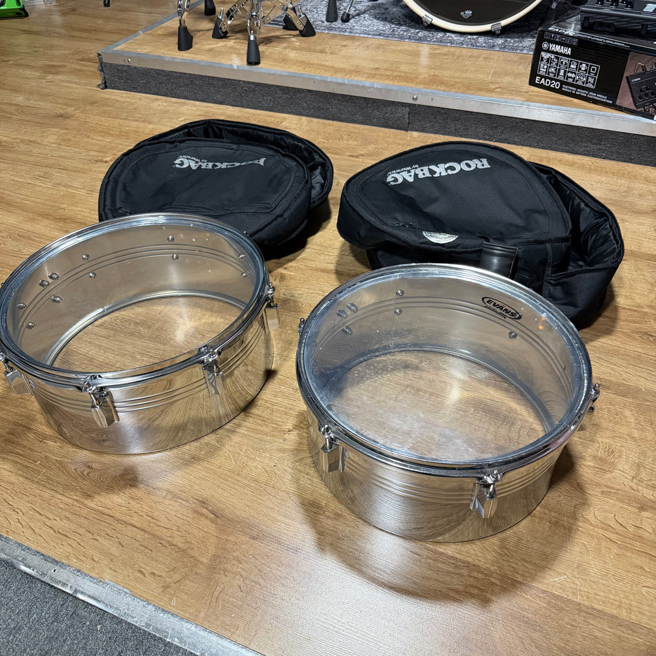 Timbale Drums With Cases 13", 14" #1399
