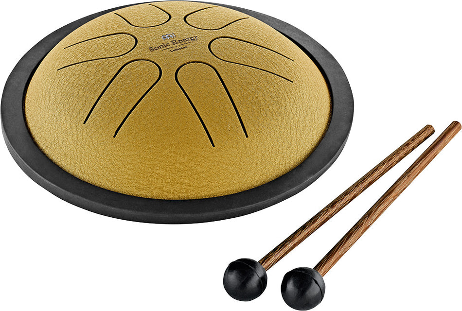 Meinl Sonic Energy Mini Steel Tongue Drum B Major,  Gold / 6"/15,24 cm