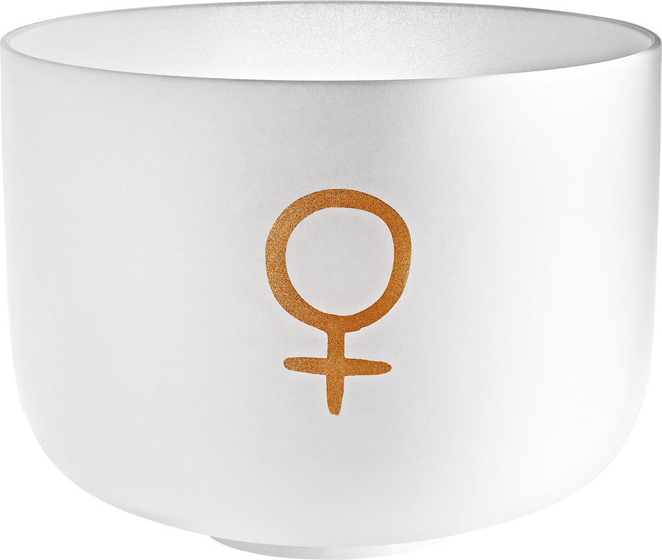 Meinl Sonic Energy Planetary Tuned Crystal Singing Bowl, 12" / 30 cm, Venus 221.23 Hz, Brow Chakra