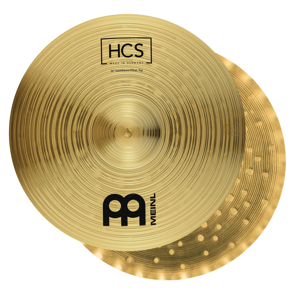 Meinl Cymbals 14" HCS Soundwave Hi Hat HCS14SWH