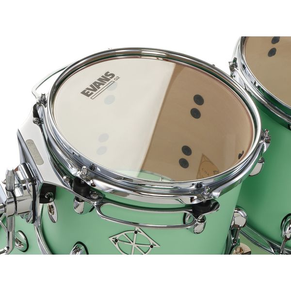 Dixon Cornerstone Hybrid Drum Kit 20" Satin Neo-Mint