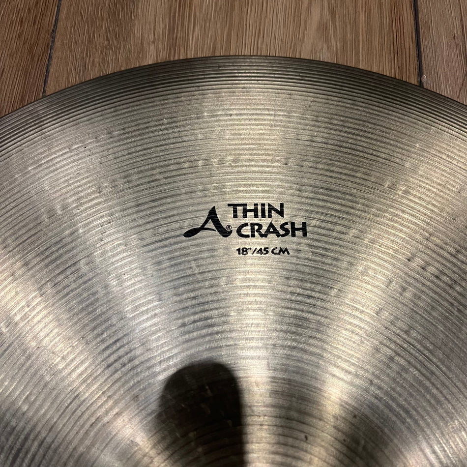 Zildjian A 18” Thin Crash Cymbal #1377
