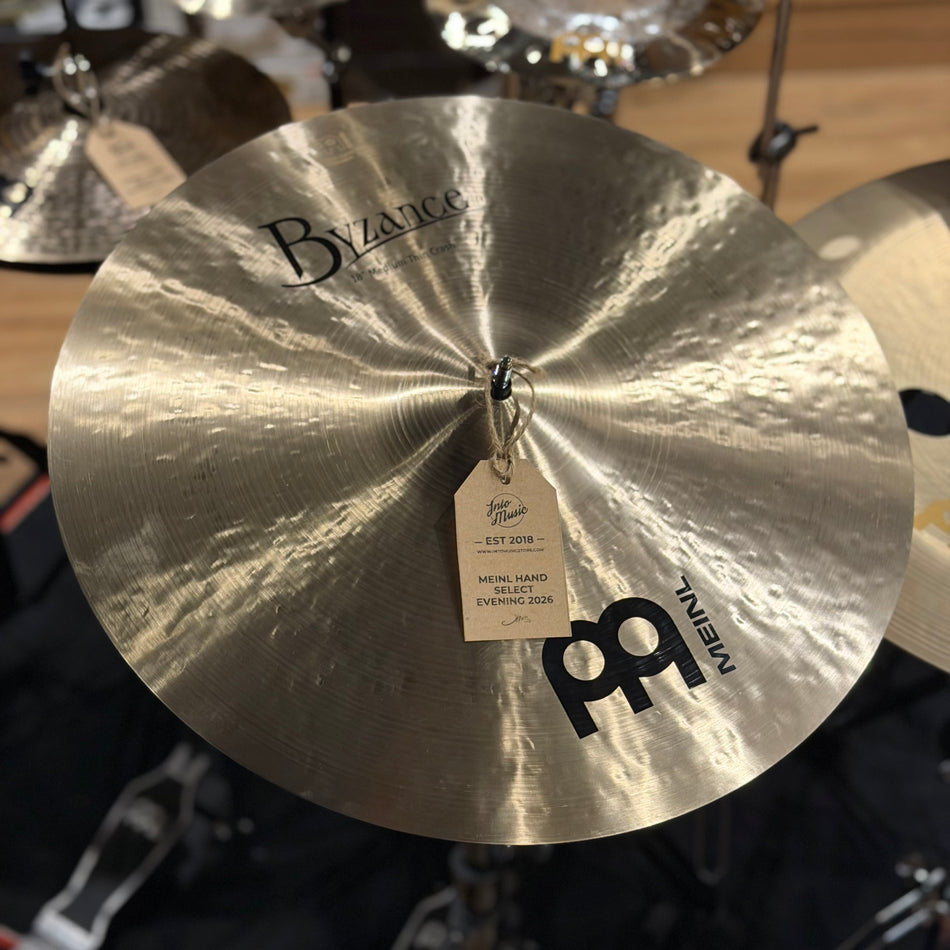 Hand Selected Meinl Byzance 18" Medium Thin Crash Cymbal B18MTC