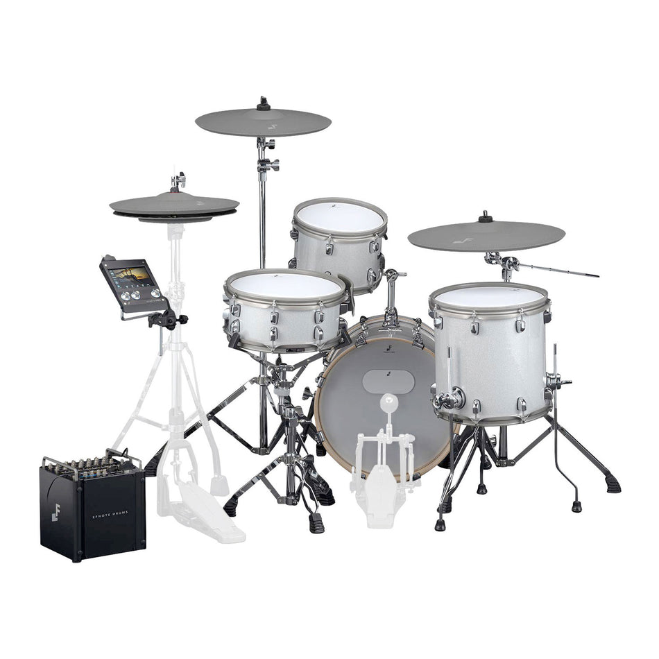 EFNOTE PRO 500 Standard Set, 4-Piece Electronic Drum Kit with EFNOTE PRO Sound Module