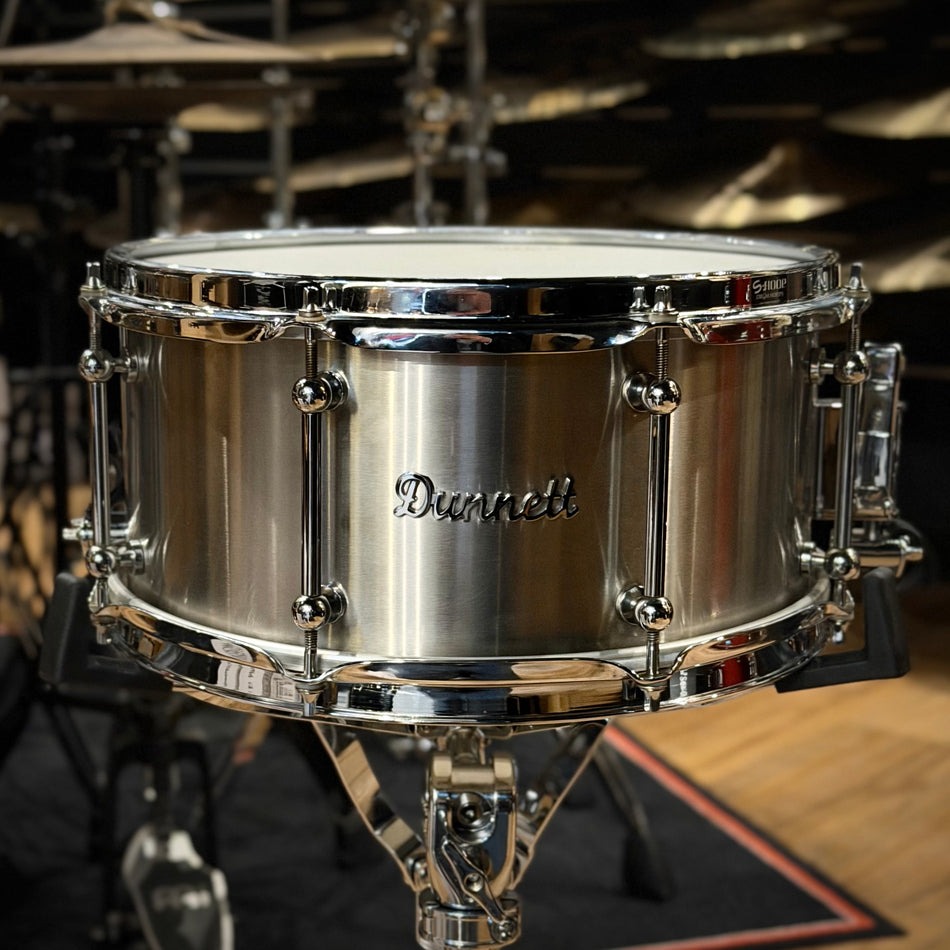 Dunnett Stainless Steel 13x7" Snare Drum #1000BEN