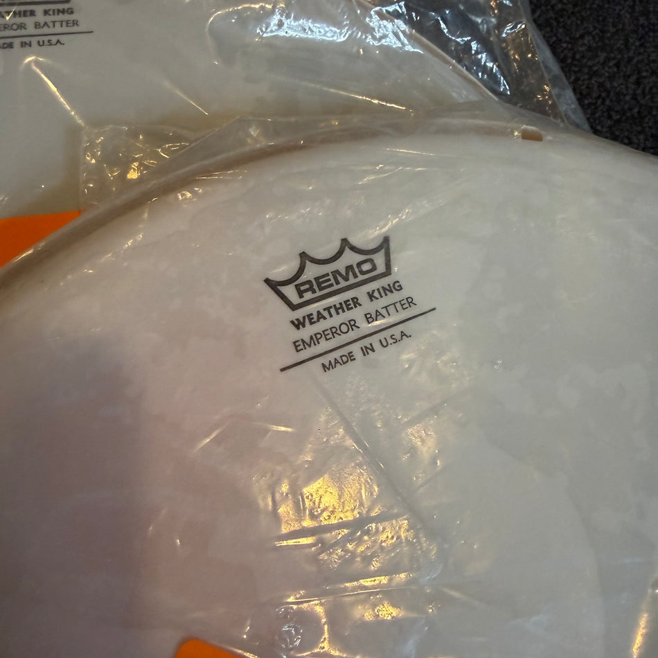 2x Brand new Remo 14" Emperor Coater Heads #1401