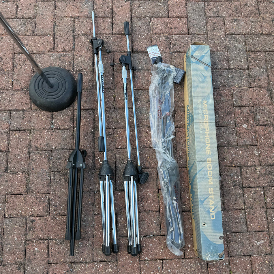 Bundle of Microphone Stands #1377