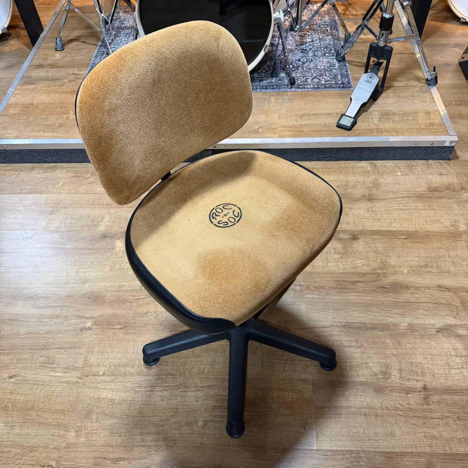 Roc N Soc Hydrualic Drum Percussion Throne With Back Rest #1365