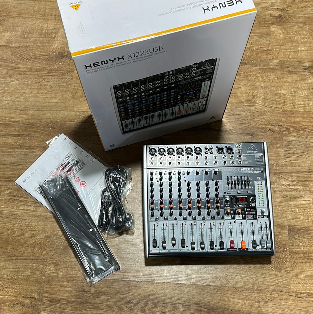 Behringer XENYX X1222USB Mixing Desk Console #RAM01 – Into Music Store