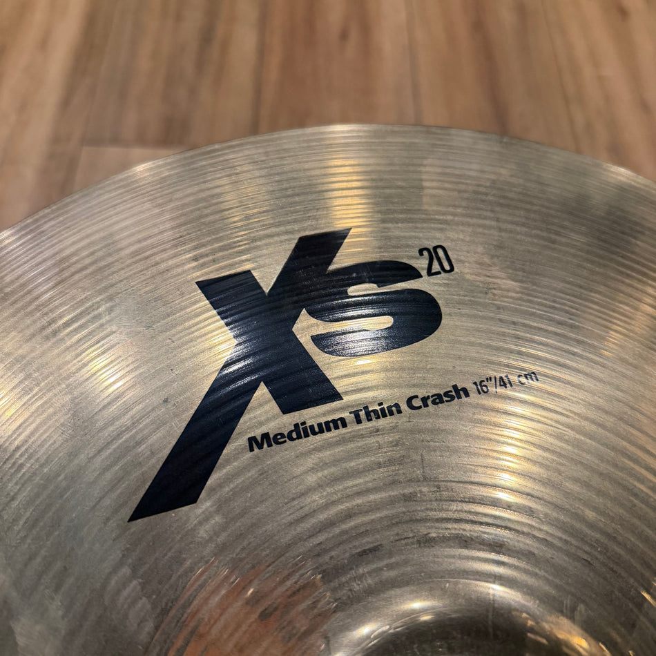 Sabian 16" XS20 Medium Thin Cymbal #1302