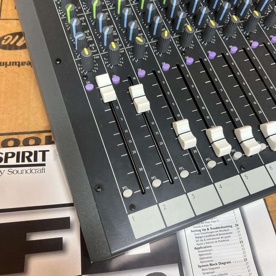 Soundcraft Spirit Folio F1 Mixer #1394