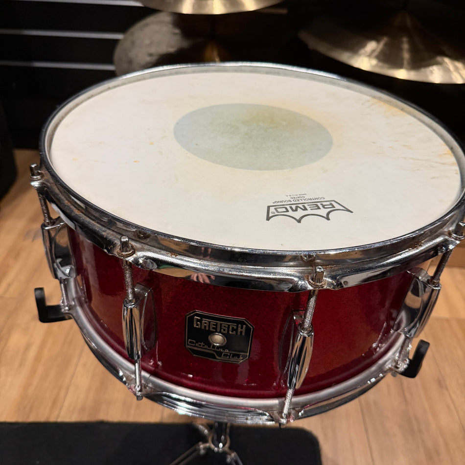 Gretsch Catalina Club Red Sparkle 14x6.5" Snare Drum #1319