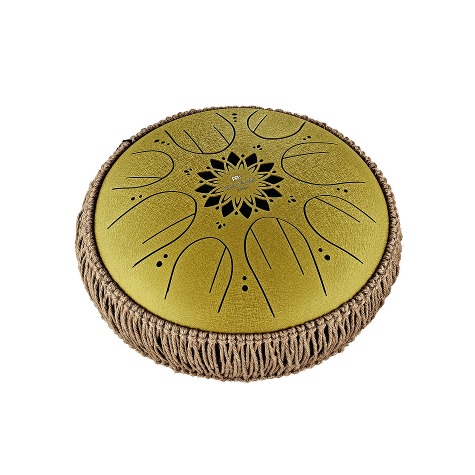 Meinl Sonic Energy Medium Octave Steel Tongue Drum, Gold, C Major, 10" / 25 cm