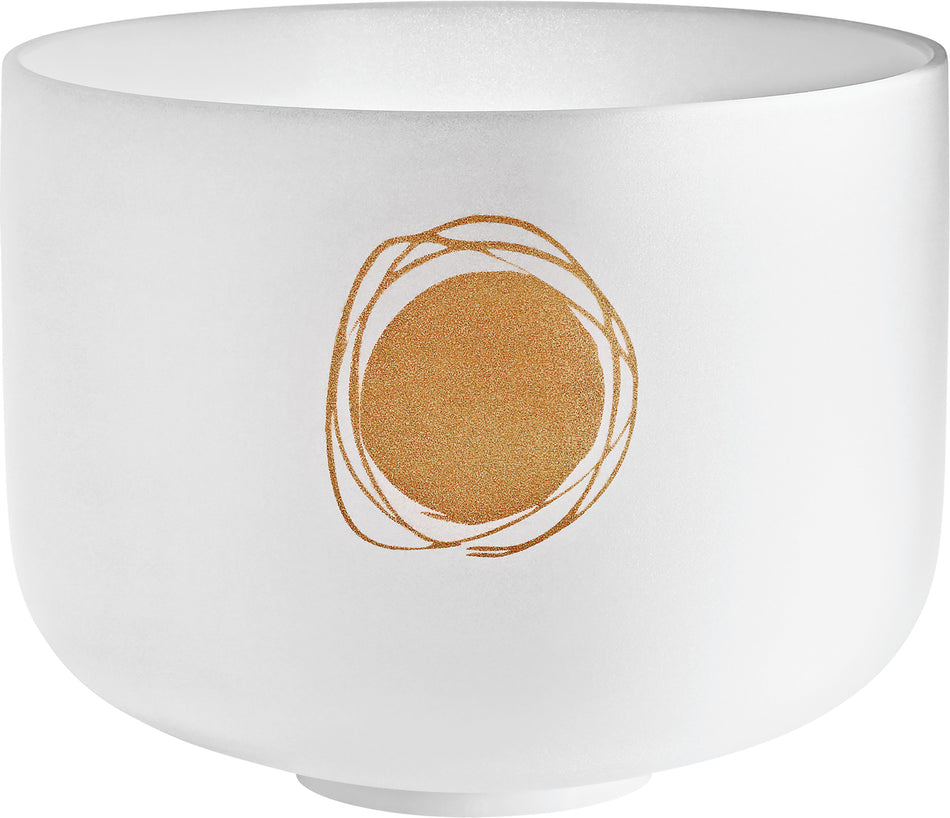 Meinl Sonic Energy Planetary Tuned Crystal Singing Bowl, 12" / 30 cm, Schumann Ressonance 250.56 Hz, Crown Chakra