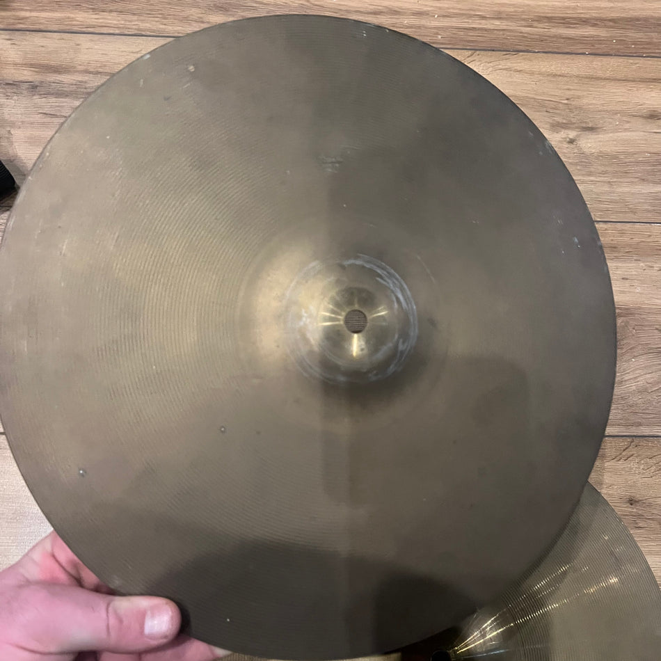 Amati Kraslice 14” Hi Hat Cymbals Vintage #1365