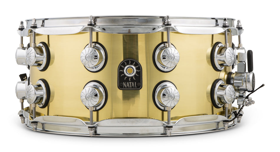 Natal Brass Snare Drum | 13x7"