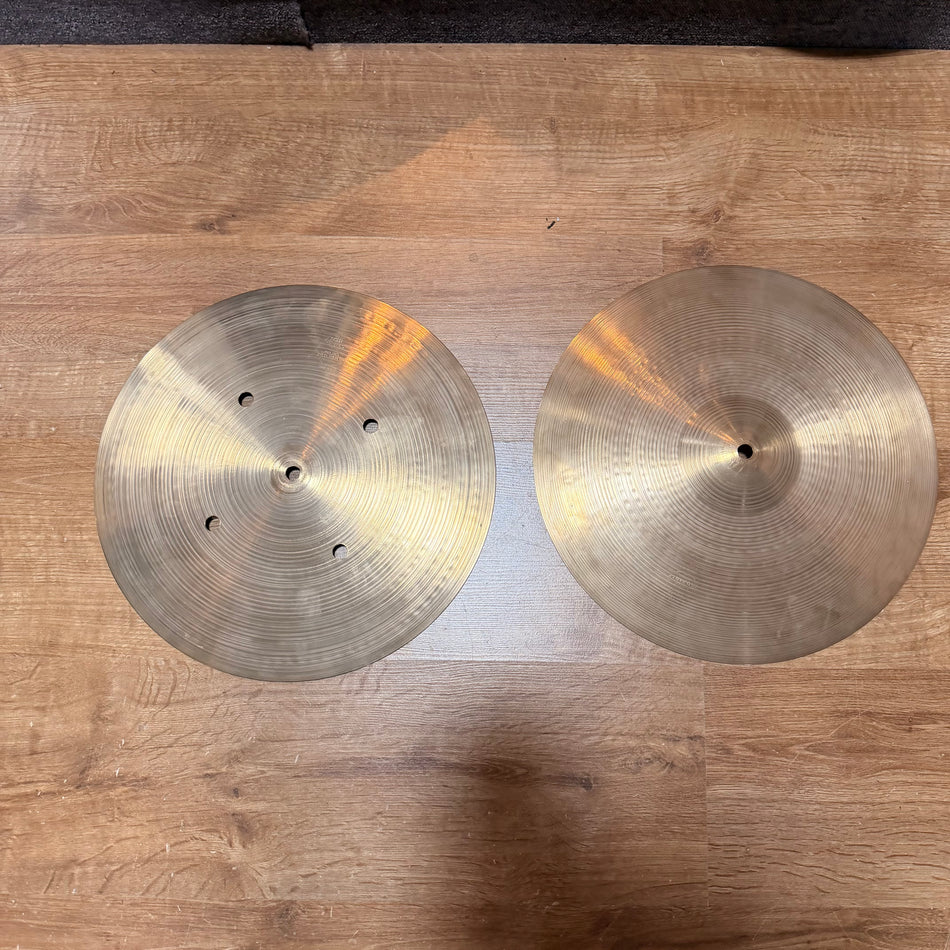 Vintage Zildjian Avedis 14” Hi Hats #1392